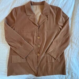 Brown oversized vintage jacket
